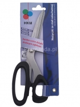 Nożyczki uniwersalne z mikroząbkami niemiecki producent HKM 21cm.